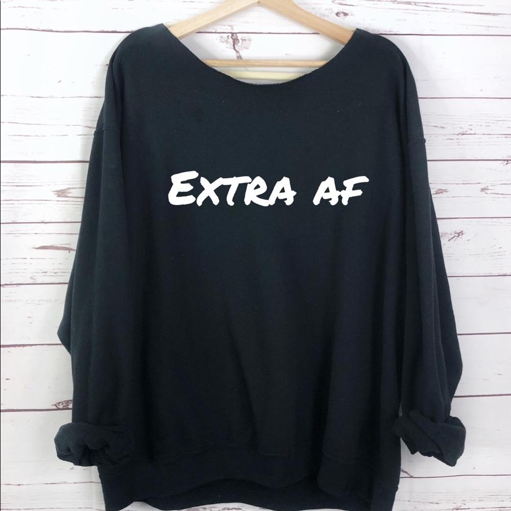 NEW Extra AF Womens Sweater, Warm sweater, slouchy